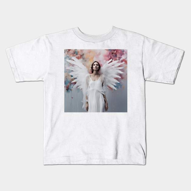 Vision of an angel Kids T-Shirt by bogfl